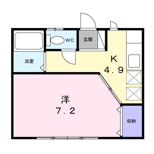 ランドハイツの間取り