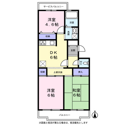 パークサイドヒルニューバリヤの間取り
