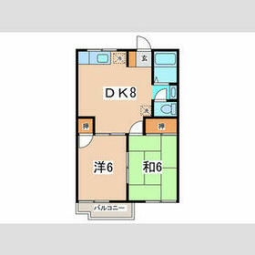 Kハイツ2の間取り