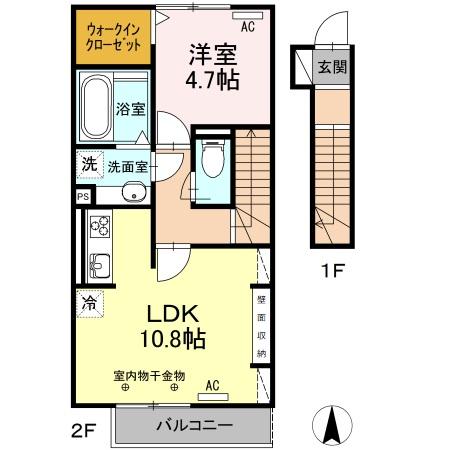 Comfortia AKUROの間取り