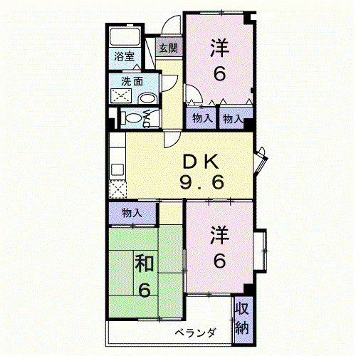 ブライトンハイツの間取り