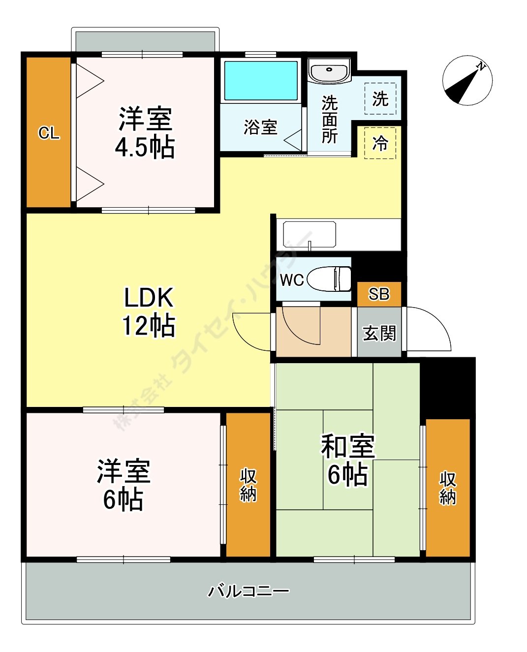 ウインド志津の間取り