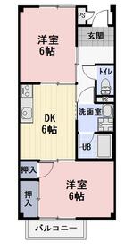 Surplus Two ユニオンハイツBの間取り