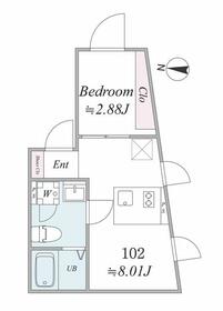the trias shibuyahonmachiの間取り