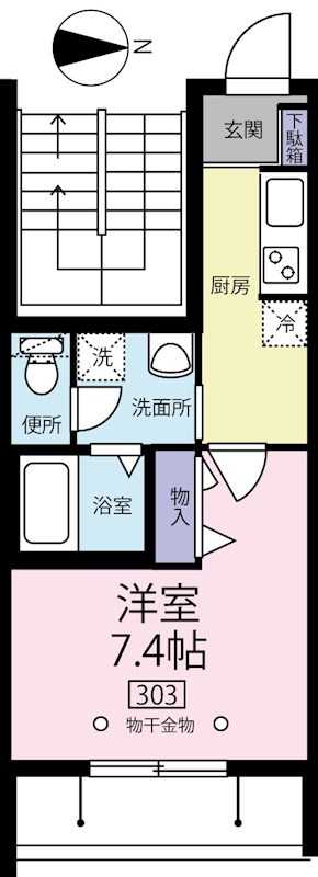 ジュネ三軒茶屋の間取り