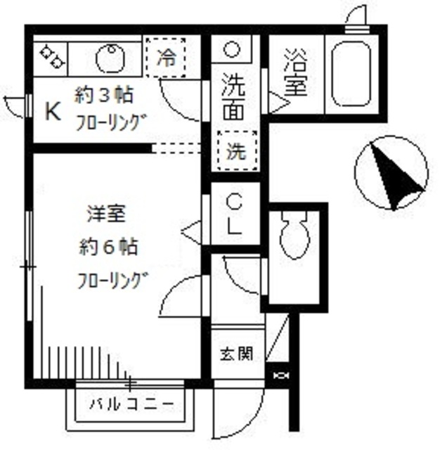 コージーテラスの間取り