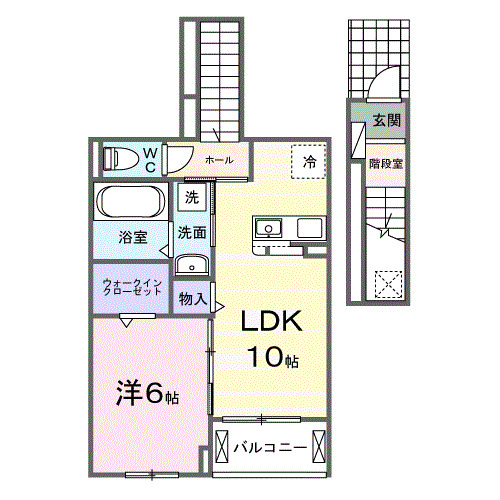 ボヌール イコウの間取り
