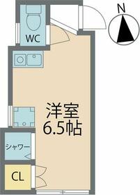 Ohmori Apartmentの間取り