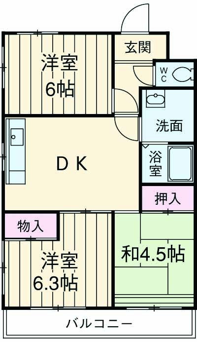 第5小池ビルの間取り