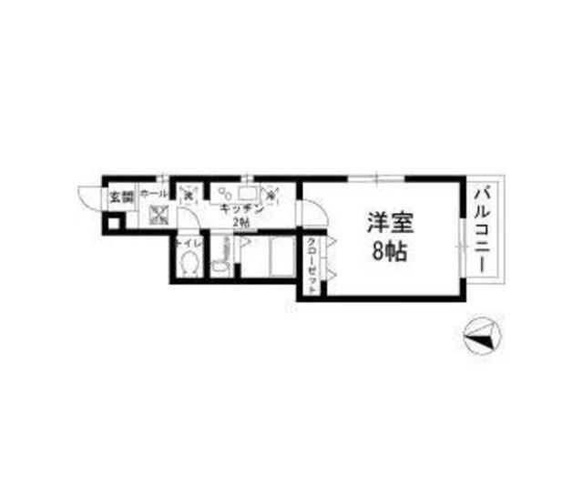 メルベーユみかどの間取り