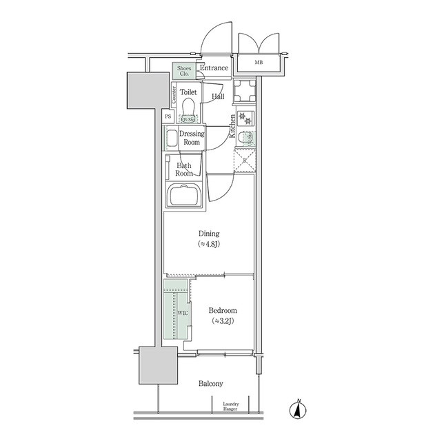 ブルックサイドレジデンス木場の間取り