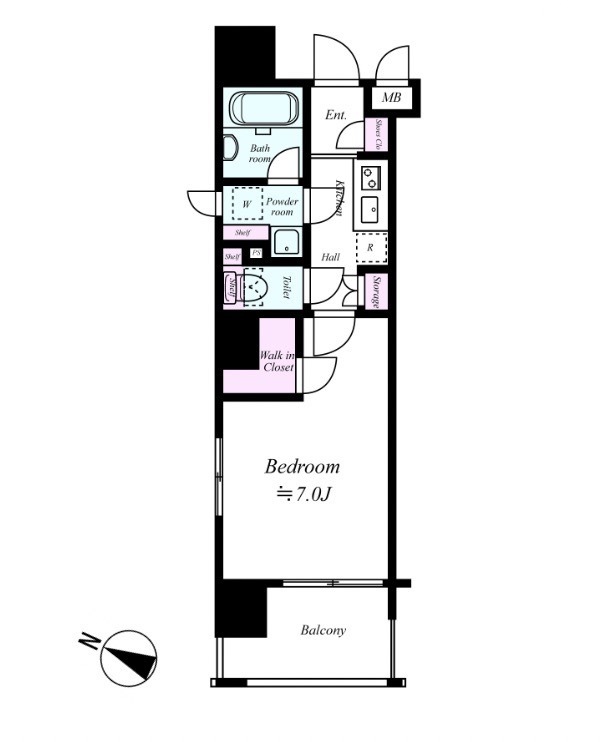 Le´a横濱関内壱番館の間取り
