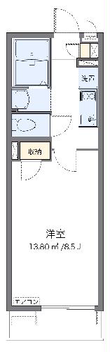クレイノ寅新田の間取り