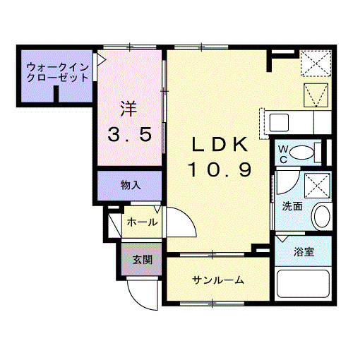 ベラヴィータの間取り