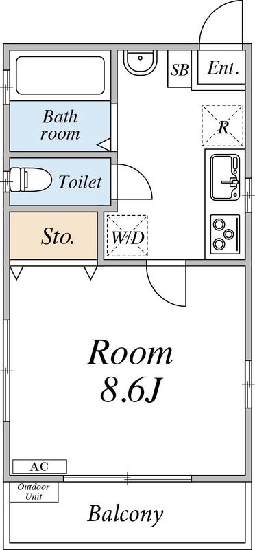 メゾン・クレールⅡの間取り