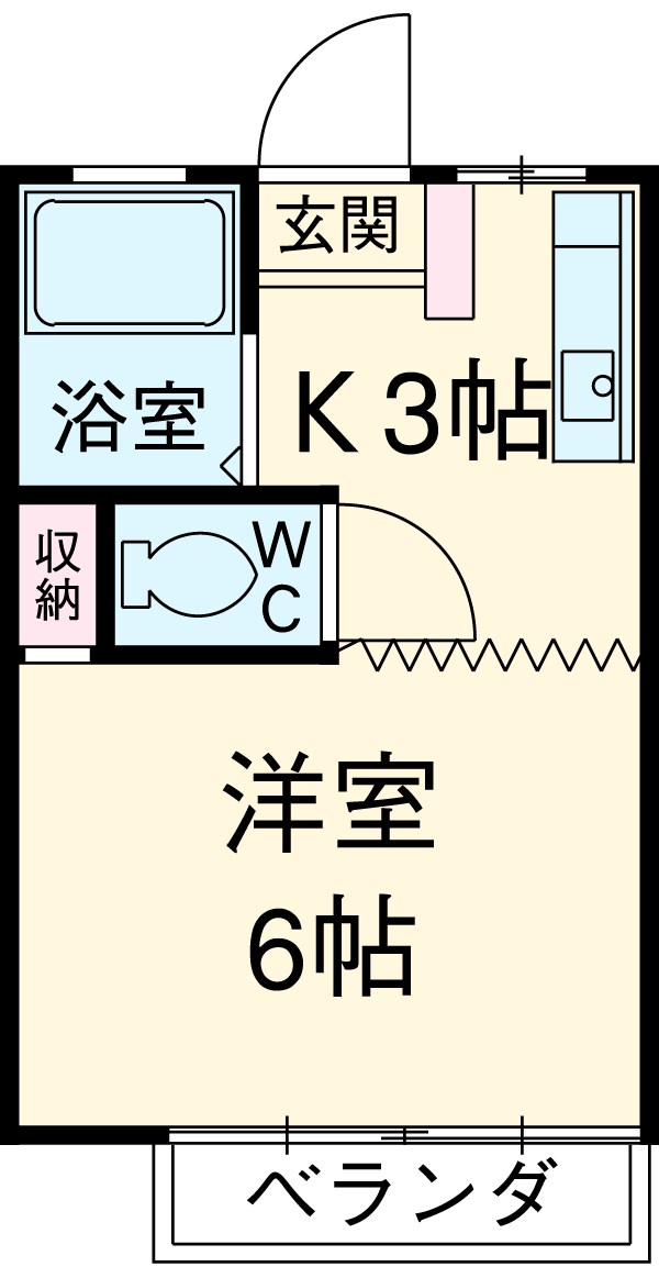 ハイツヒロの間取り