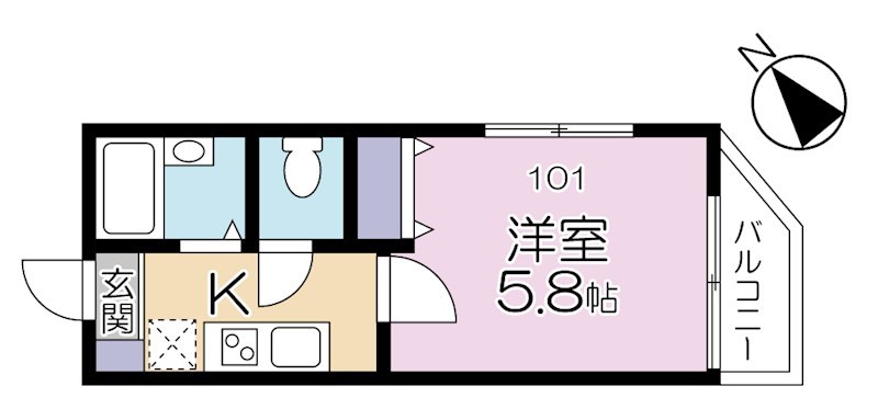 ドルチェ四谷の間取り