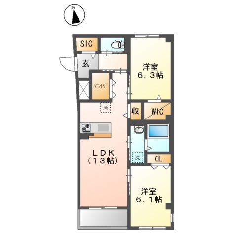 仮)高島平1丁目マンション新築工事の間取り