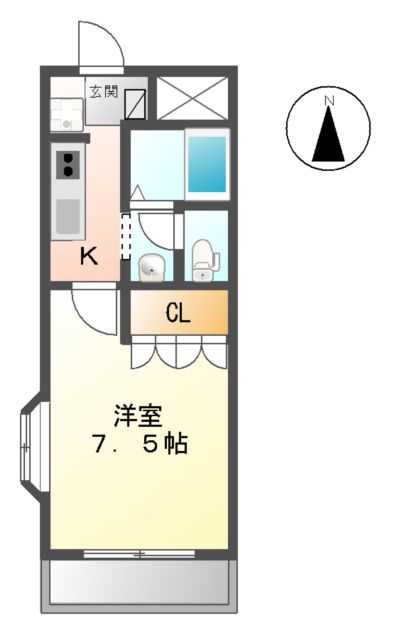ドリームウィングB棟の間取り