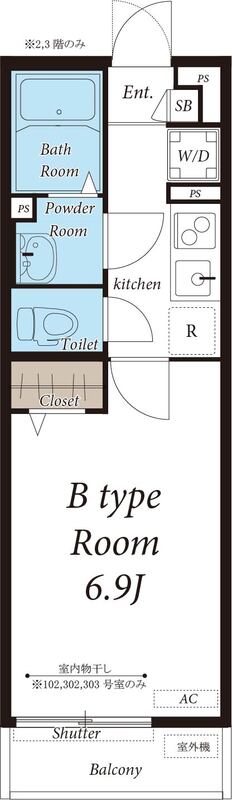 リブリ・湘南善行の間取り