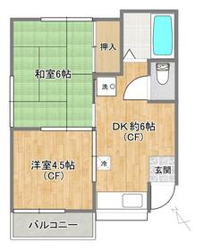 舩木コーポの間取り