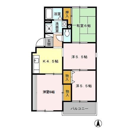 グランメールの間取り