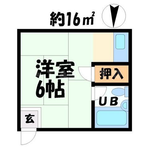寿ハイツの間取り