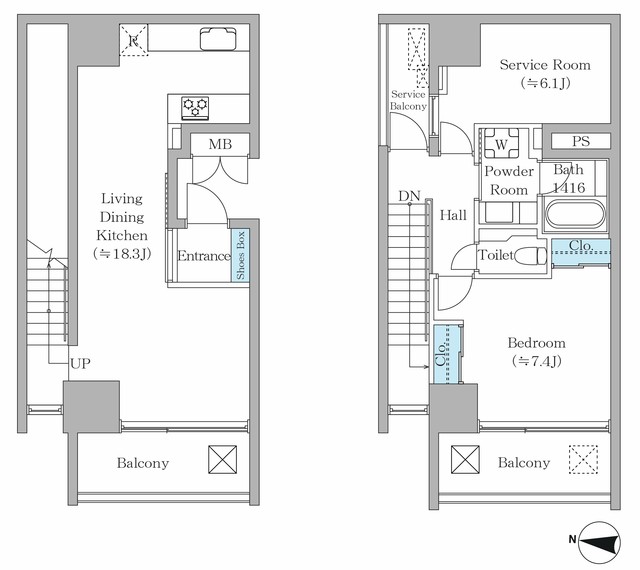 T-PLACE 北斎 St.の間取り