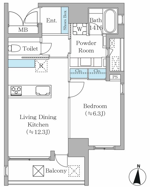 T-PLACE 北斎 St.の間取り
