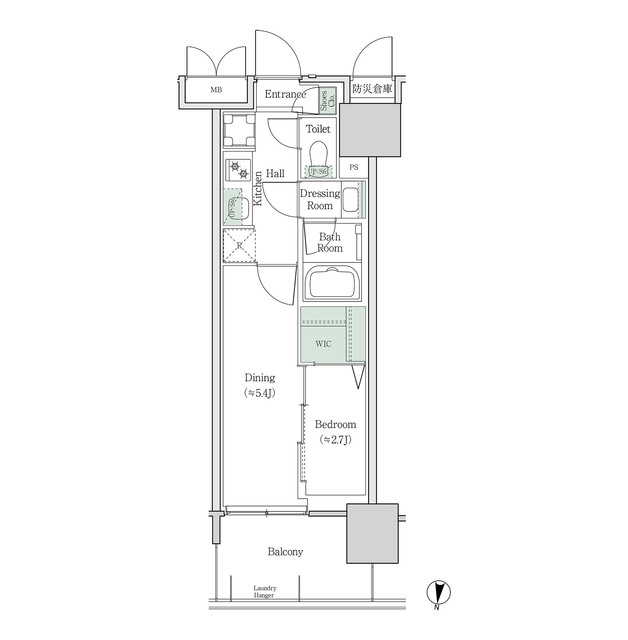 ブルックサイドレジデンス木場の間取り