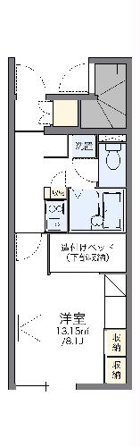 レオパレスすばるⅢの間取り