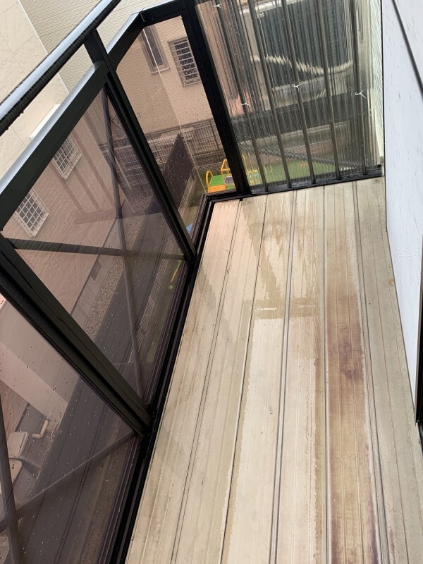 12/22 バルコニー