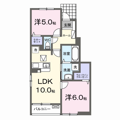 ローラン コートの間取り