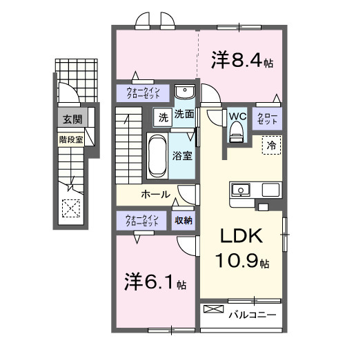 ローラン コートの間取り