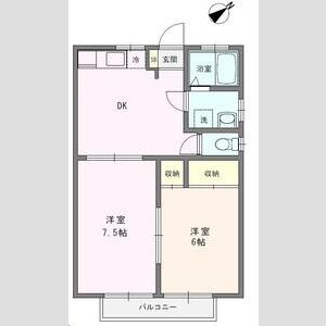 タカムラ第2コープA棟の間取り