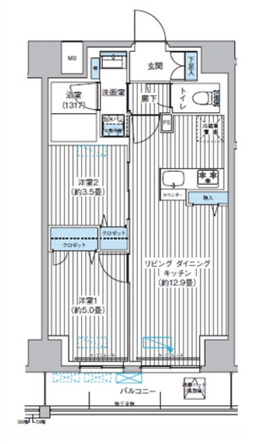 Y’s本所の間取り