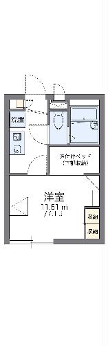 レオパレスsunflowerⅢの間取り