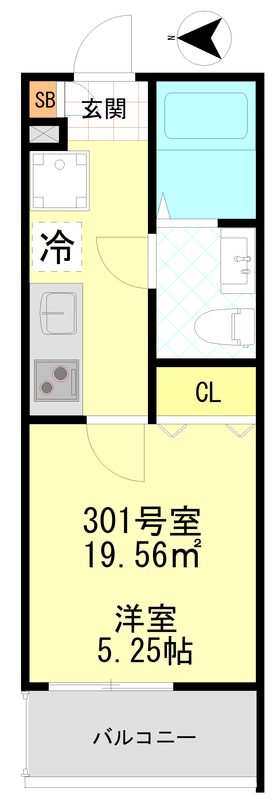 CFジオーレ大師東門前の間取り