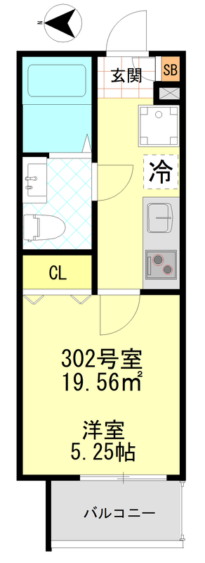 CFジオーレ大師東門前の間取り