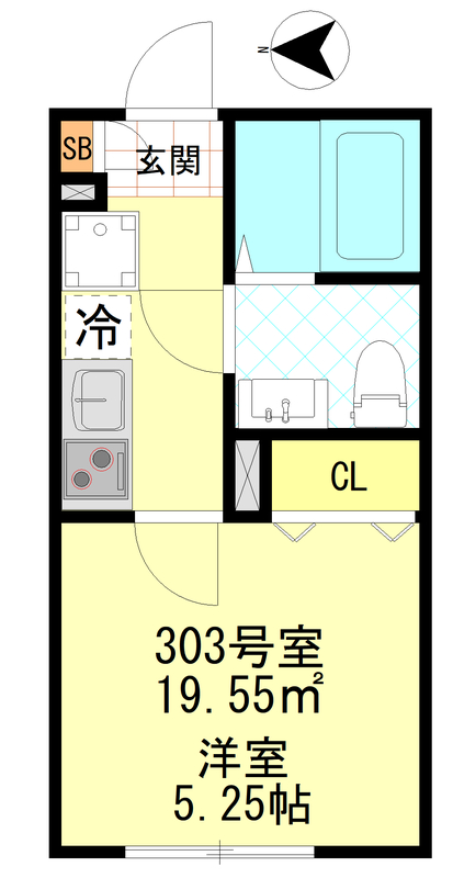 CFジオーレ大師東門前の間取り