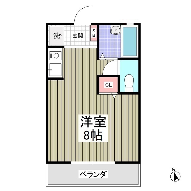 七光台ハイツの間取り