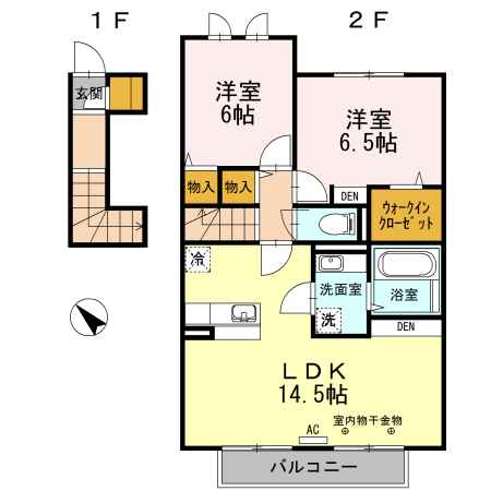 BRYANT PARK Dの間取り