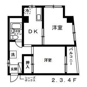 カサ・デ・大原の間取り