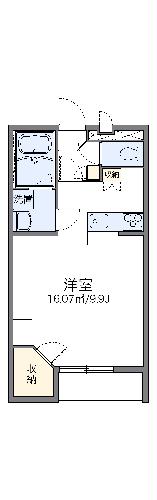 レオパレス岡Ⅱの間取り