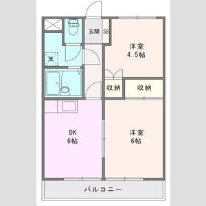 さくら都市マンション1番館の間取り