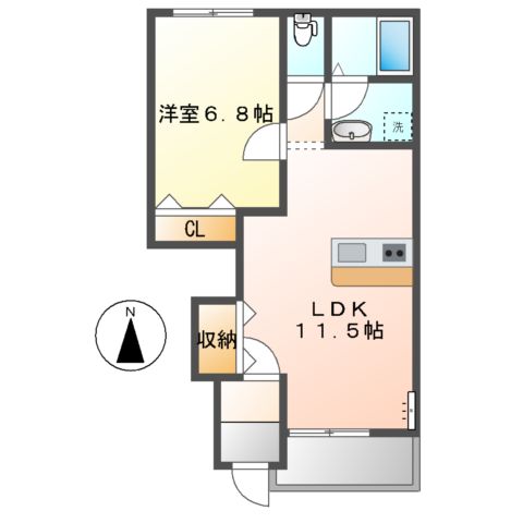 スターテラス小山の間取り
