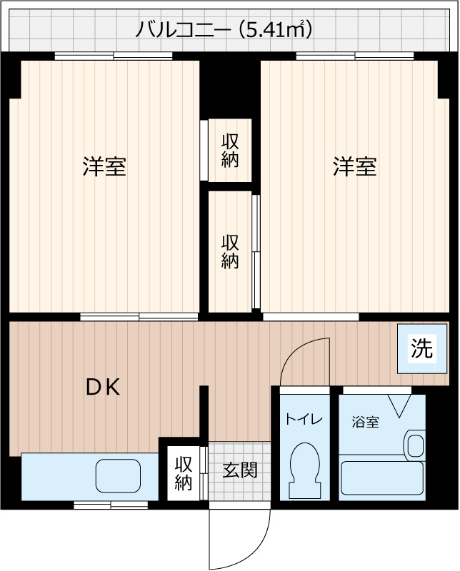 サンライフ上飯田の間取り