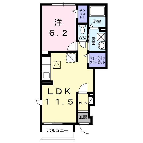 ドミール トキワの間取り
