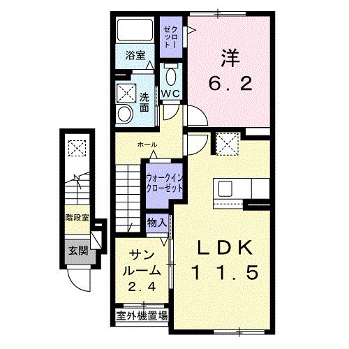 ドミール トキワの間取り
