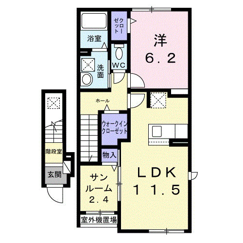 ドミール トキワの間取り